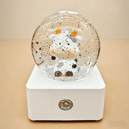Celestial Serenade™ 12 Zodiac Cartoon Snow Globe Music Box Ox Music Box | Celestial Serenade | Gift & Desk Decor