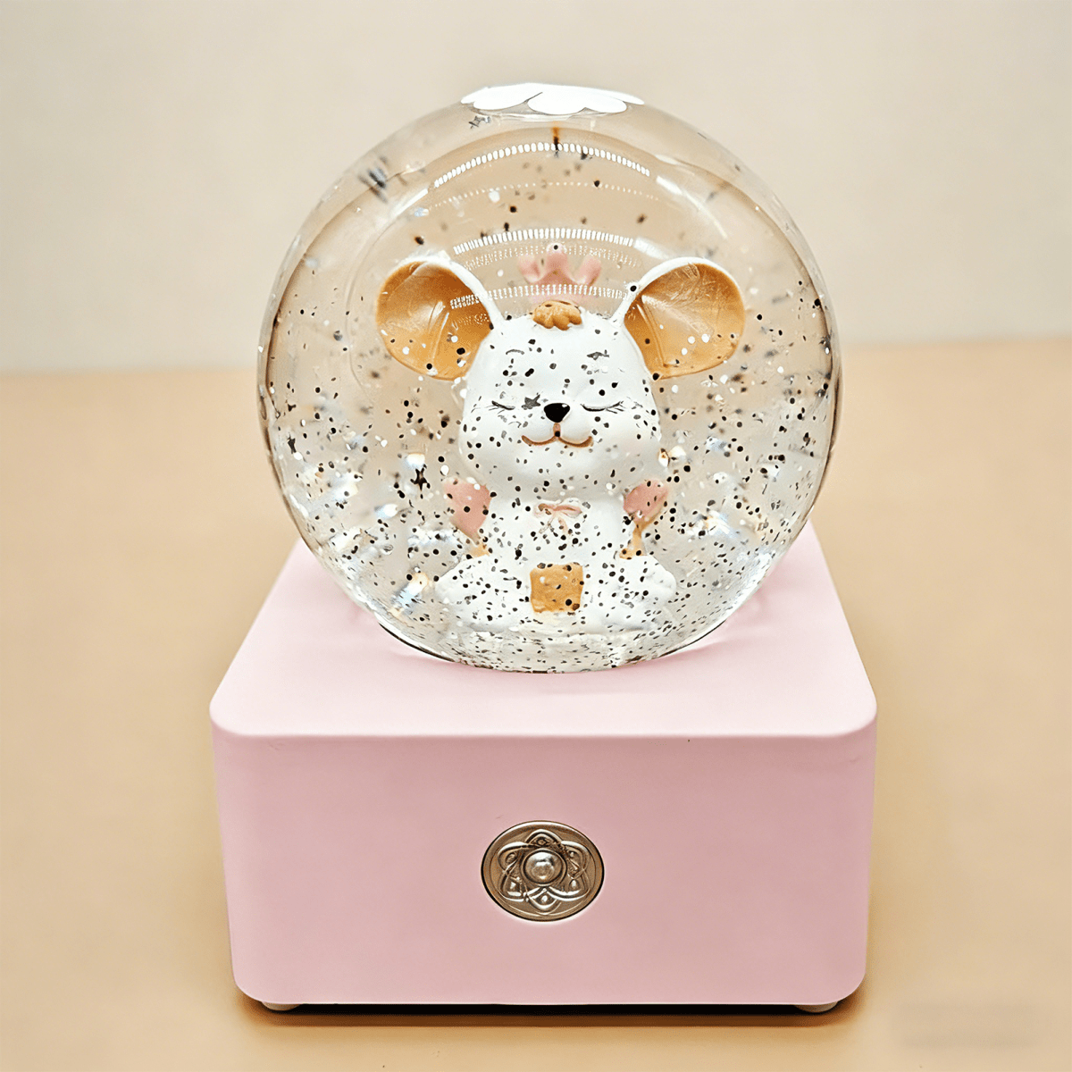 Celestial Serenade™ 12 Zodiac Cartoon Snow Globe Music Box Rat Music Box | Celestial Serenade | Gift & Desk Decor