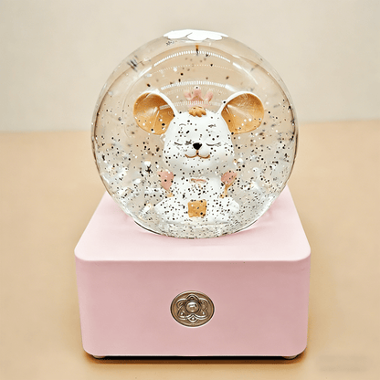 Celestial Serenade™ 12 Zodiac Cartoon Snow Globe Music Box Rat Music Box | Celestial Serenade | Gift & Desk Decor