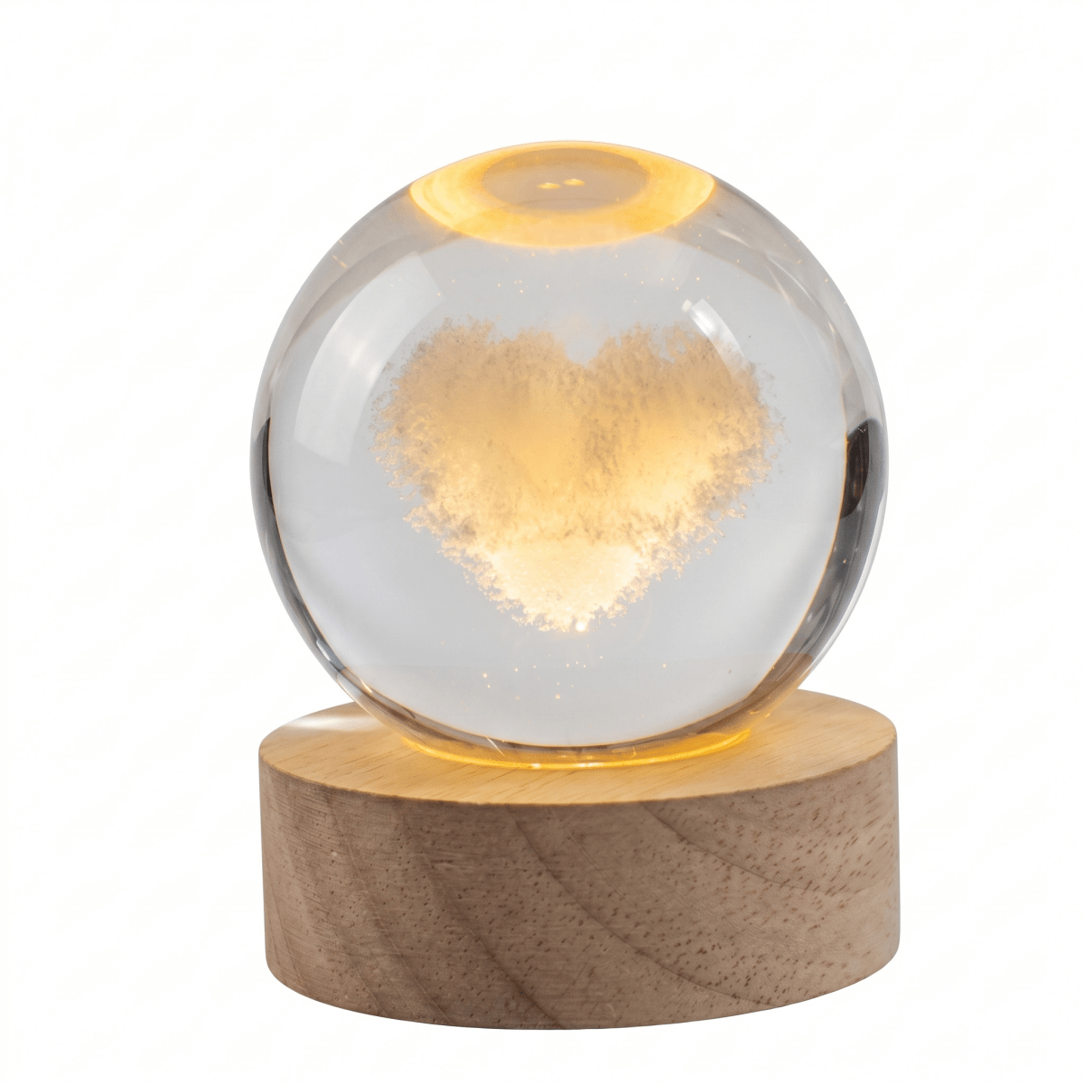 Celestial Serenade™ 3D Engraved Crystal Ball Night Light Warm Light Modes Crystal ball | Celestial Serenade | Gift & Desk Decor