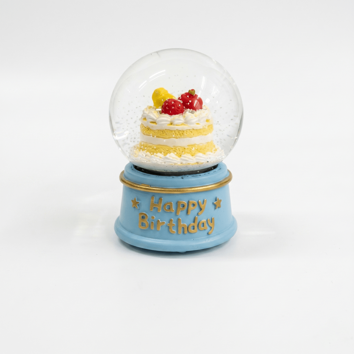 Celestial Serenade™ Birthday Cake &Bear Snow Globe with LED Light Birthday Cake Crystal ball | Celestial Serenade | Gift & Desk Decor