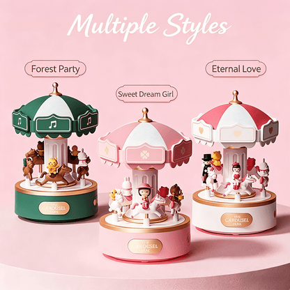 Celestial Serenade™ Carousel Bluetooth Music Box Forest Party Music Box | Celestial Serenade | Gift & Desk Decor