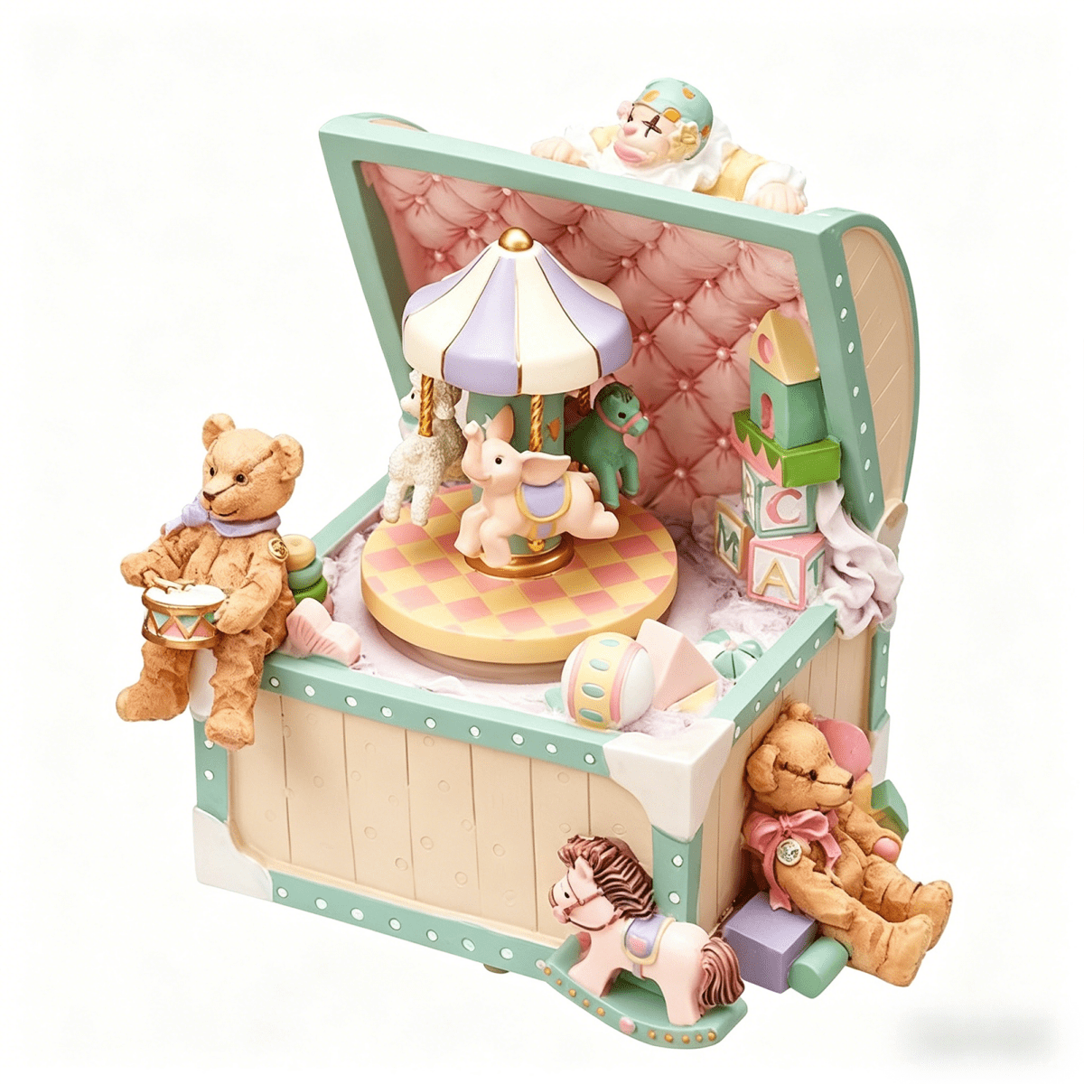 Celestial Serenade™ Carousel Clown Treasure Box Bluetooth Music Box Music Box | Celestial Serenade | Gift & Desk Decor