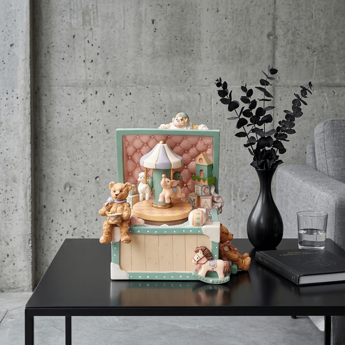 Celestial Serenade™ Carousel Clown Treasure Box Bluetooth Music Box Music Box | Celestial Serenade | Gift & Desk Decor
