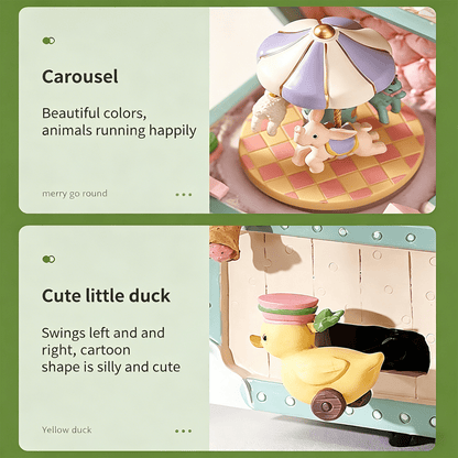 Celestial Serenade™ Carousel Clown Treasure Box Bluetooth Music Box Music Box | Celestial Serenade | Gift & Desk Decor