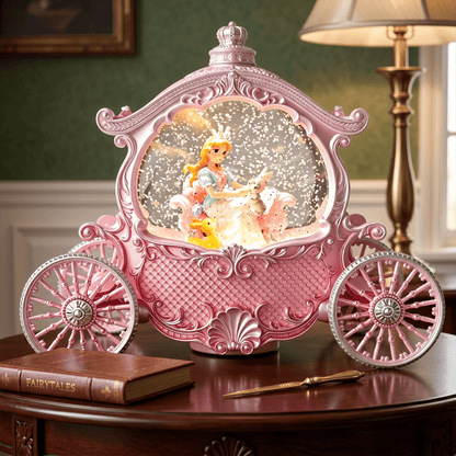 Celestial Serenade™ | Princess Carriage Snow Globe Music Box Music Box | Celestial Serenade | Gift & Desk Decor