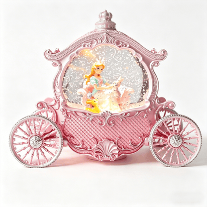 Celestial Serenade™ | Princess Carriage Snow Globe Music Box Music Box | Celestial Serenade | Gift & Desk Decor