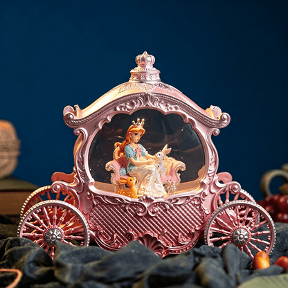 Celestial Serenade™ | Princess Carriage Snow Globe Music Box Music Box | Celestial Serenade | Gift & Desk Decor