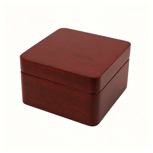 Celestial Serenade™ Square Wooden Music Box with Mirror Castle in the Sky Music Box | Celestial Serenade | Gift & Desk Decor