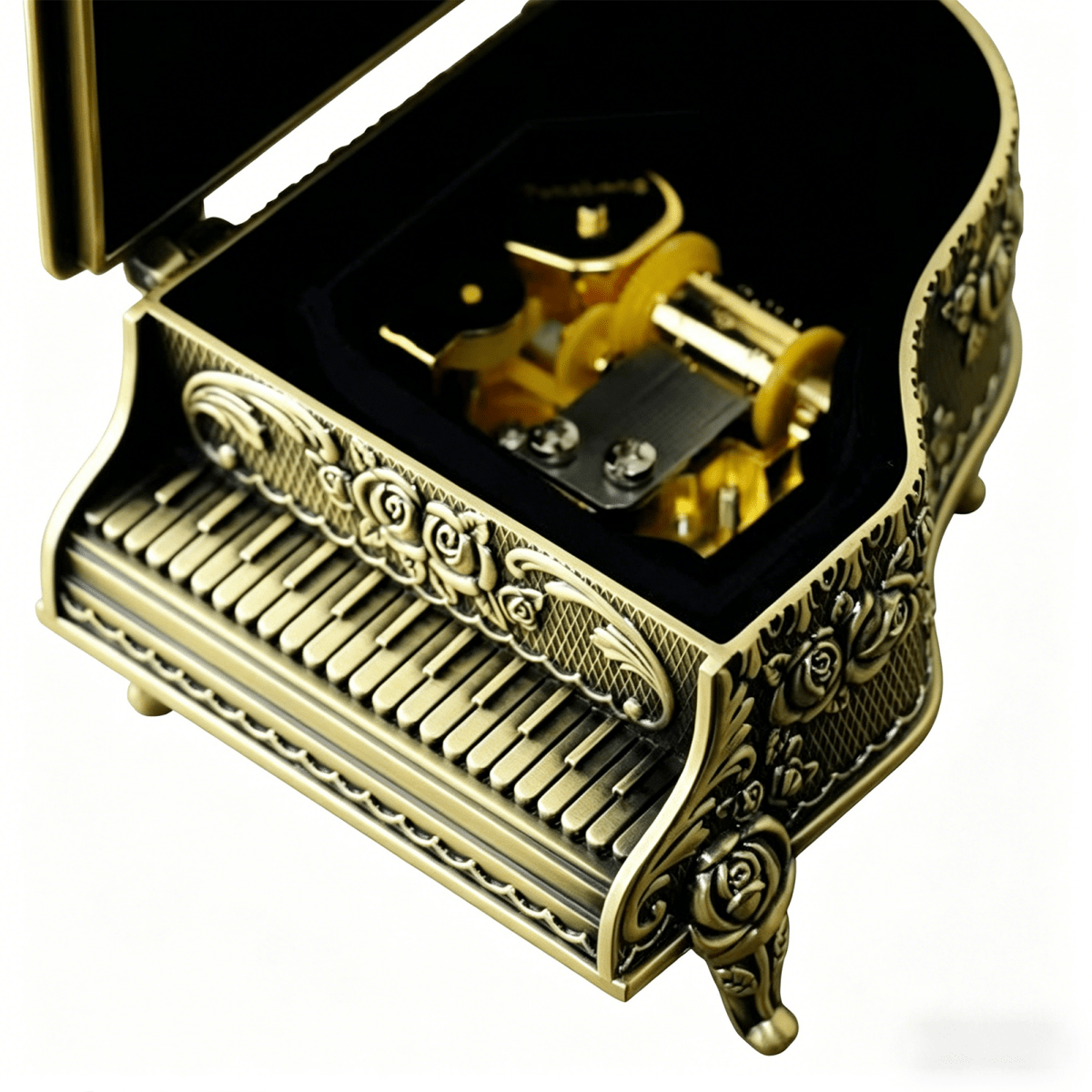 Celestial Serenade™ | Vintage Miniature Grand Piano Music Box Music Box | Celestial Serenade | Gift & Desk Decor
