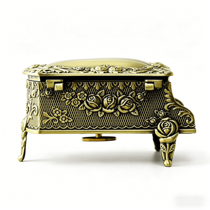 Celestial Serenade™ | Vintage Miniature Grand Piano Music Box Music Box | Celestial Serenade | Gift & Desk Decor