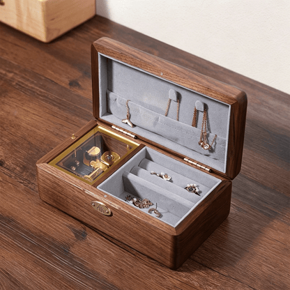Celestial Serenade™ Wooden Jewelry Music Box Maple Wood Music Box | Celestial Serenade | Gift & Desk Decor