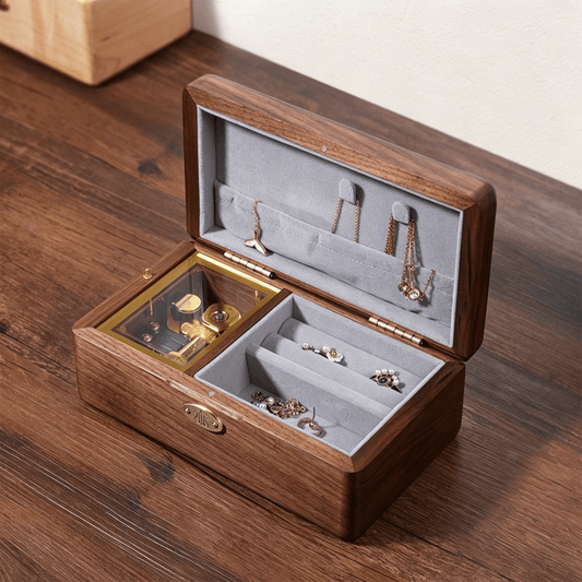 Celestial Serenade™ Wooden Jewelry Music Box Maple Wood Music Box | Celestial Serenade | Gift & Desk Decor