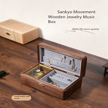 Celestial Serenade™ Wooden Jewelry Music Box
